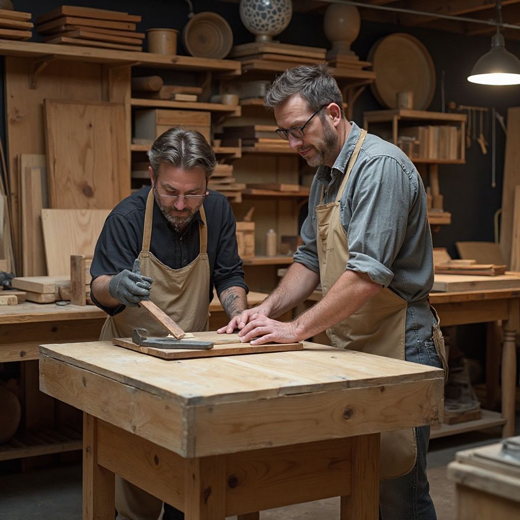 LuxeCraft workshop heritage craftsmanship