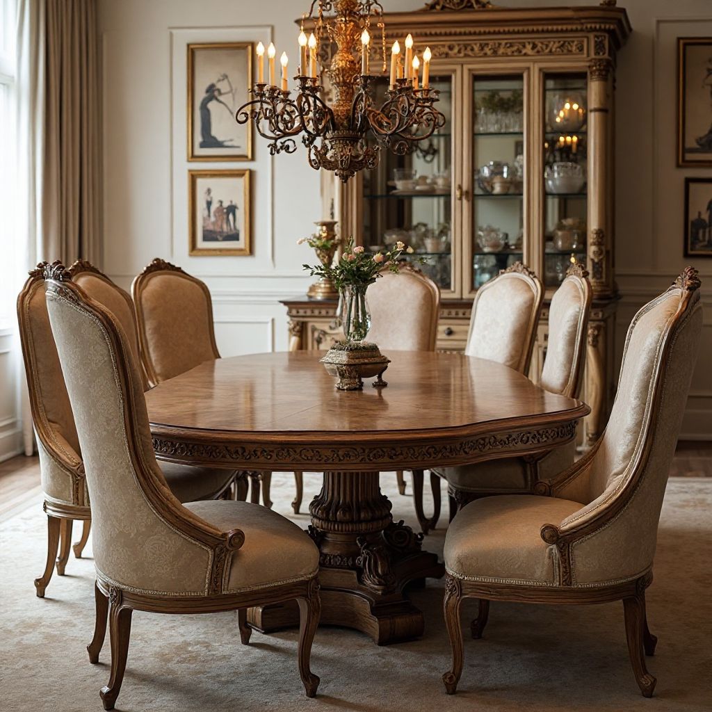Elegant dining table